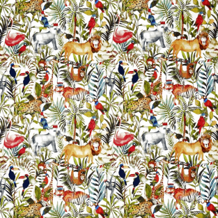Prestigious King Of The Jungle Safari Fabric